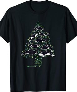 Orca Whale ChristmasTree Christmas Xmas Yulitede Nativity T-Shirt